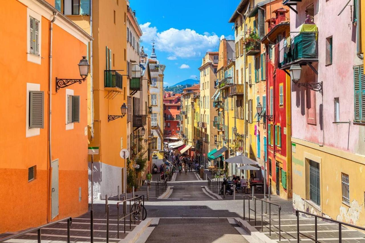 2 Rooms - Hyper Centre - Air-Conditioned - Terrace - Quiet - Tramway - Equipped Kitchen - Wifi Nizza Exterior foto