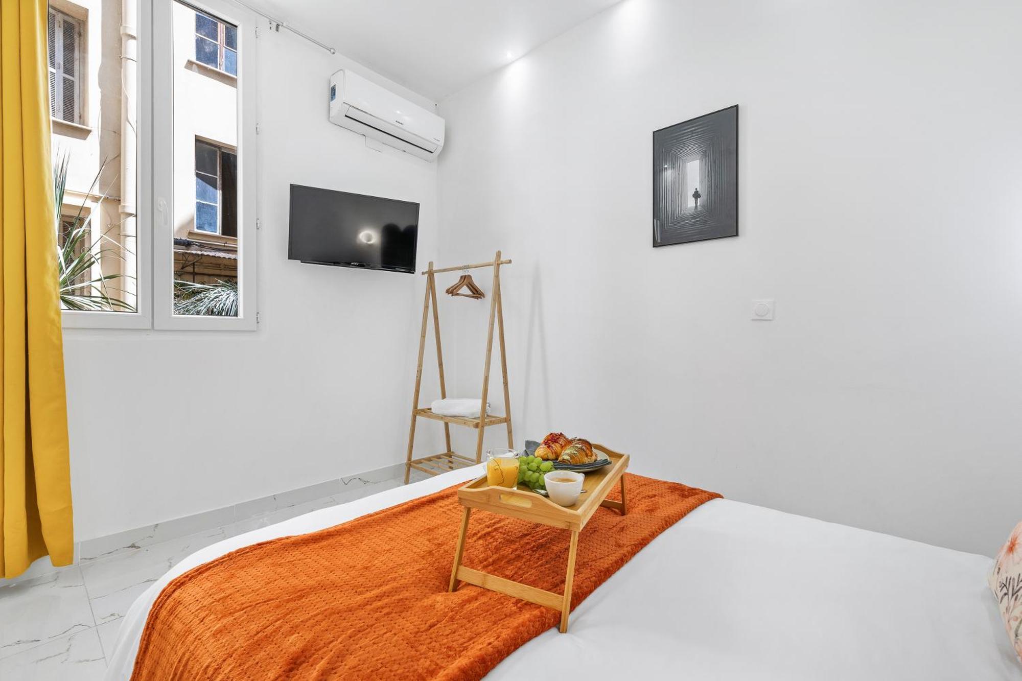 2 Rooms - Hyper Centre - Air-Conditioned - Terrace - Quiet - Tramway - Equipped Kitchen - Wifi Nizza Exterior foto